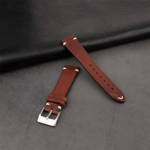 Calf Grain Pattern Leather Watch Strap - Image 5