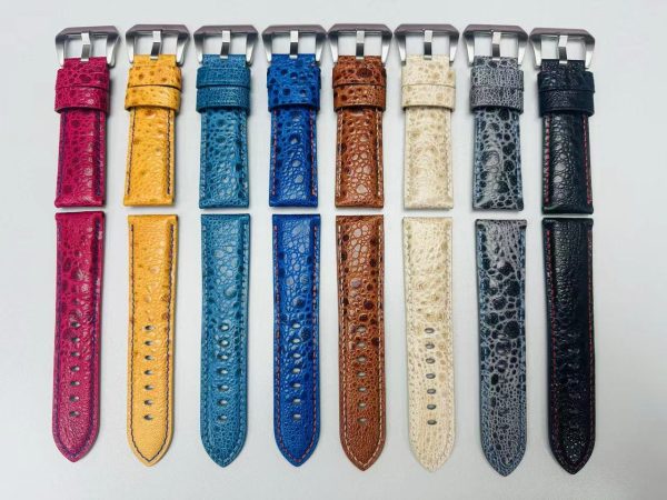 Toad leather Panerai watch strap