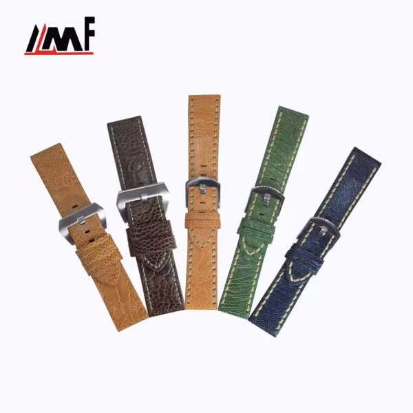 Ostrich Leg Leather Watch Strap - Image 2