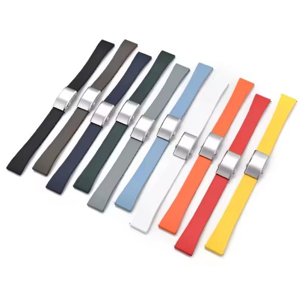 Fluororubber Omega watch strap