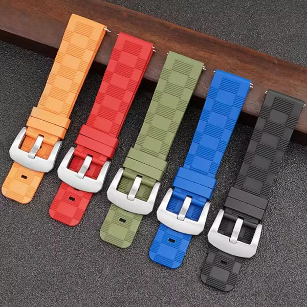 Quick Release FKM Rubber Watch Band - Image 2