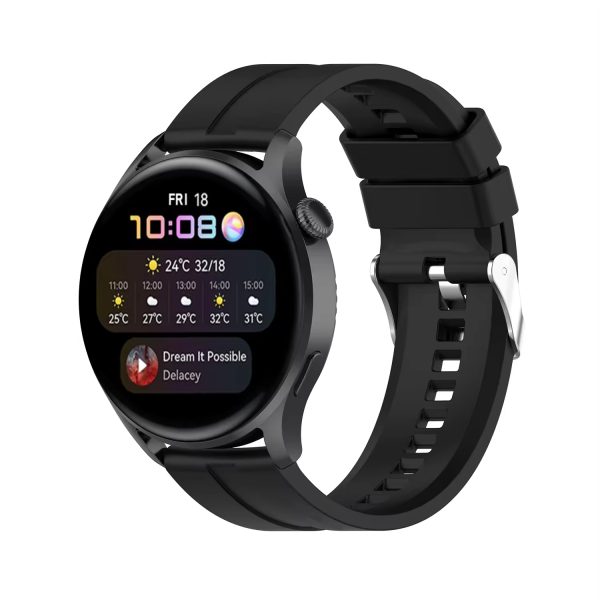 Breathable Silicone Sports Smart Watch Band - Image 3