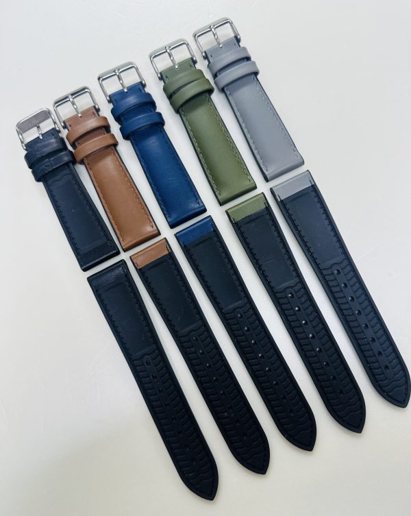 Nappa calf leather watch band