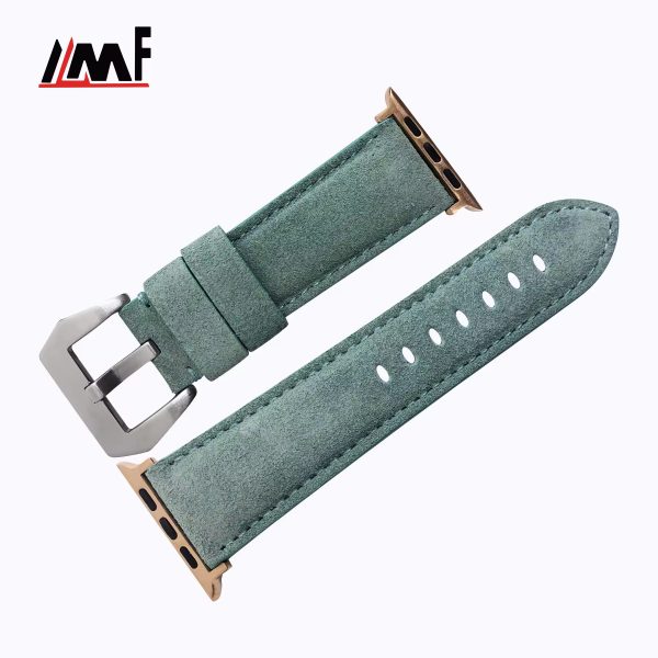 Suede Leather Watch Strap For Apple watch - Image 2