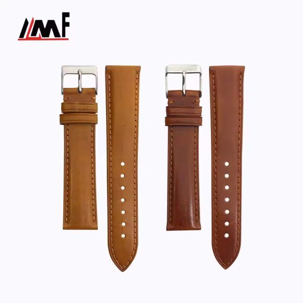 Italian Oily Calf Leather Watch Strap