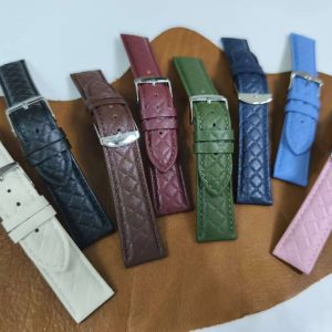 Italian smooth calf leather watch strap