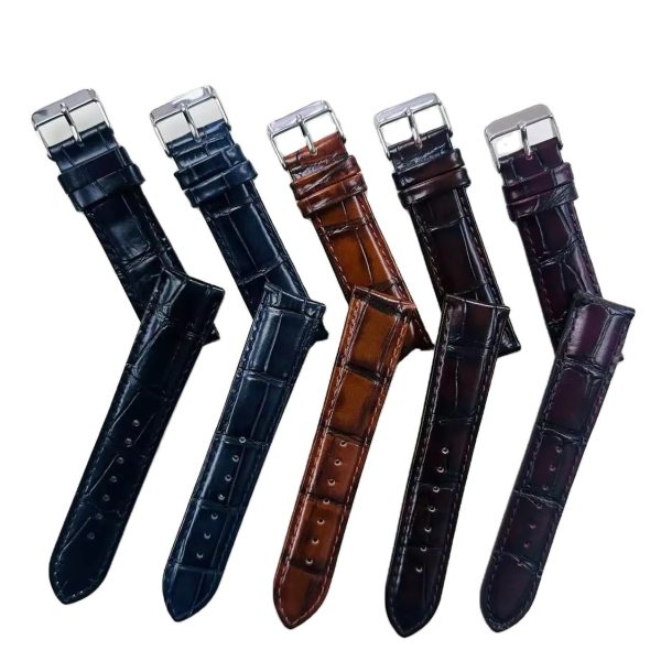 Antique leather watch strap - Image 2
