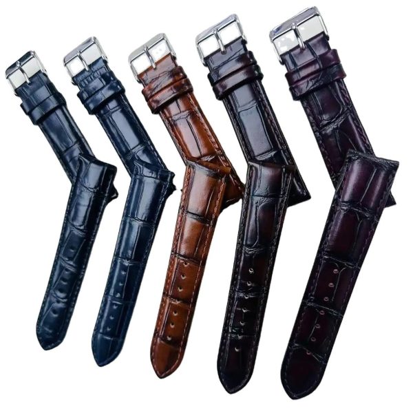 Antique leather watch strap - Image 3