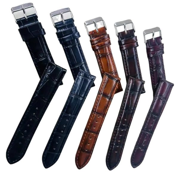 Antique leather watch strap - Image 4