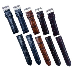 Antique leather watch strap