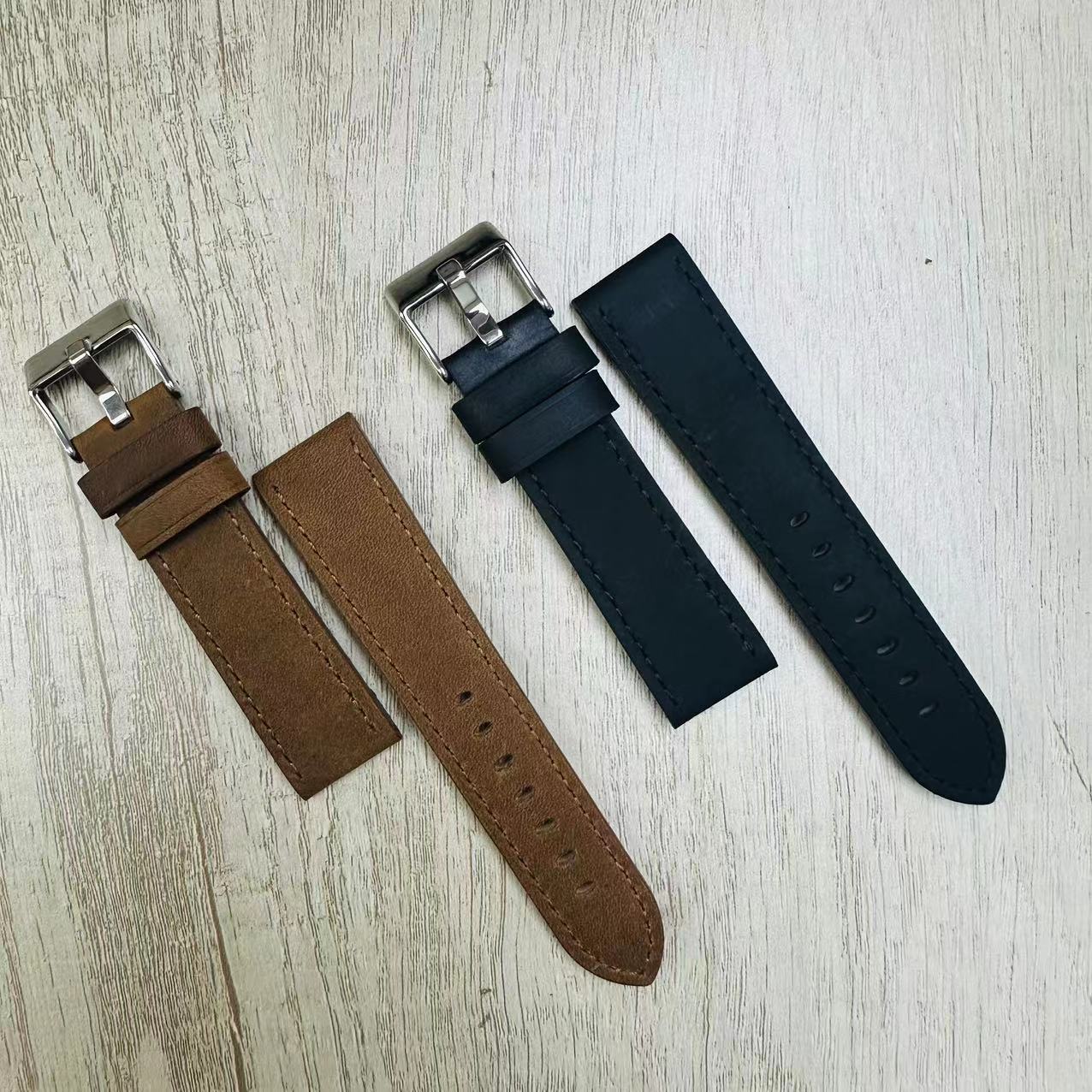 Crazy Horse Leather Watch Strap - Image 2