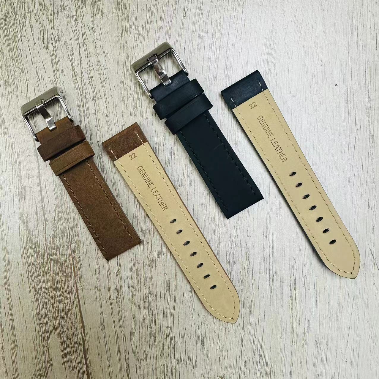 Crazy Horse Leather Watch Strap - Image 4