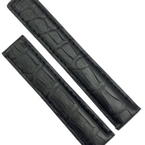 Alligator Flank Leather Sport Watch Strap