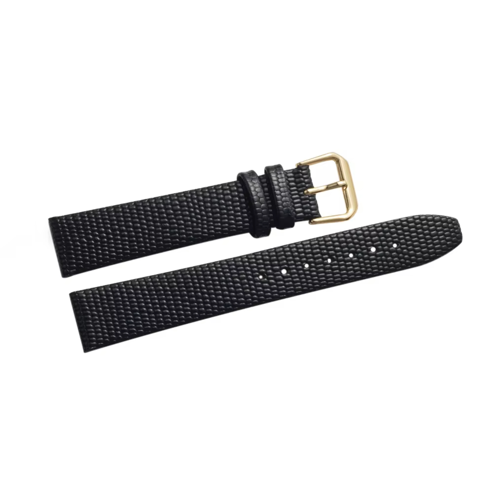 Embossed Lizard Grain Calf Leather Watch Strap - Image 4