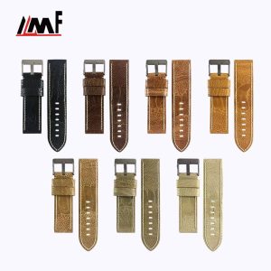 Ostrich Leg Leather Watch Bands