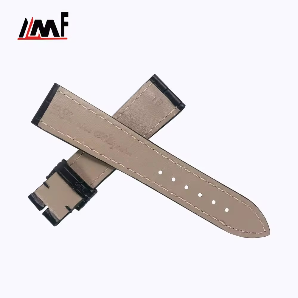 快速釋放鱷魚皮錶帶:圖片 3