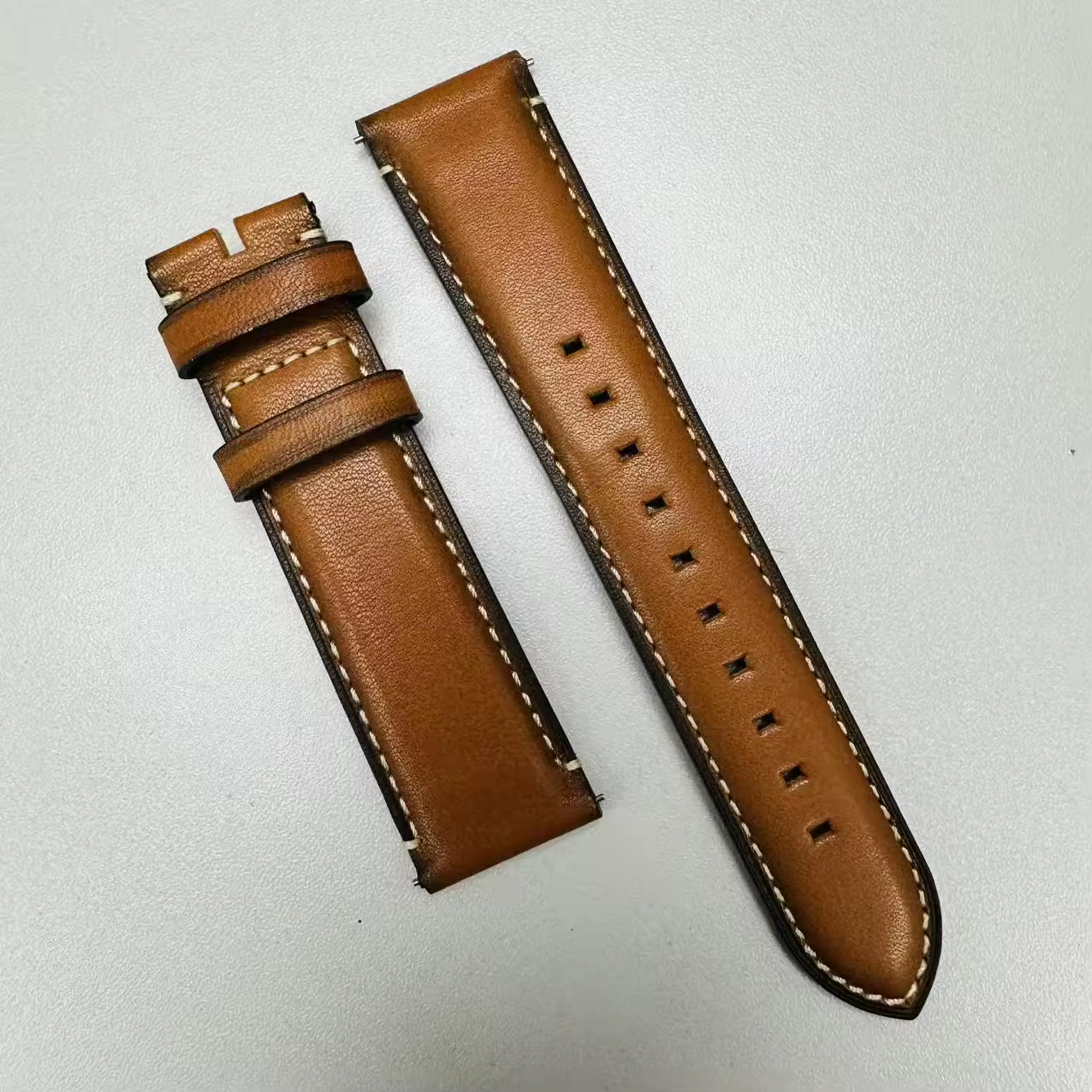 Italian Oil Wax Leather Watch Strap