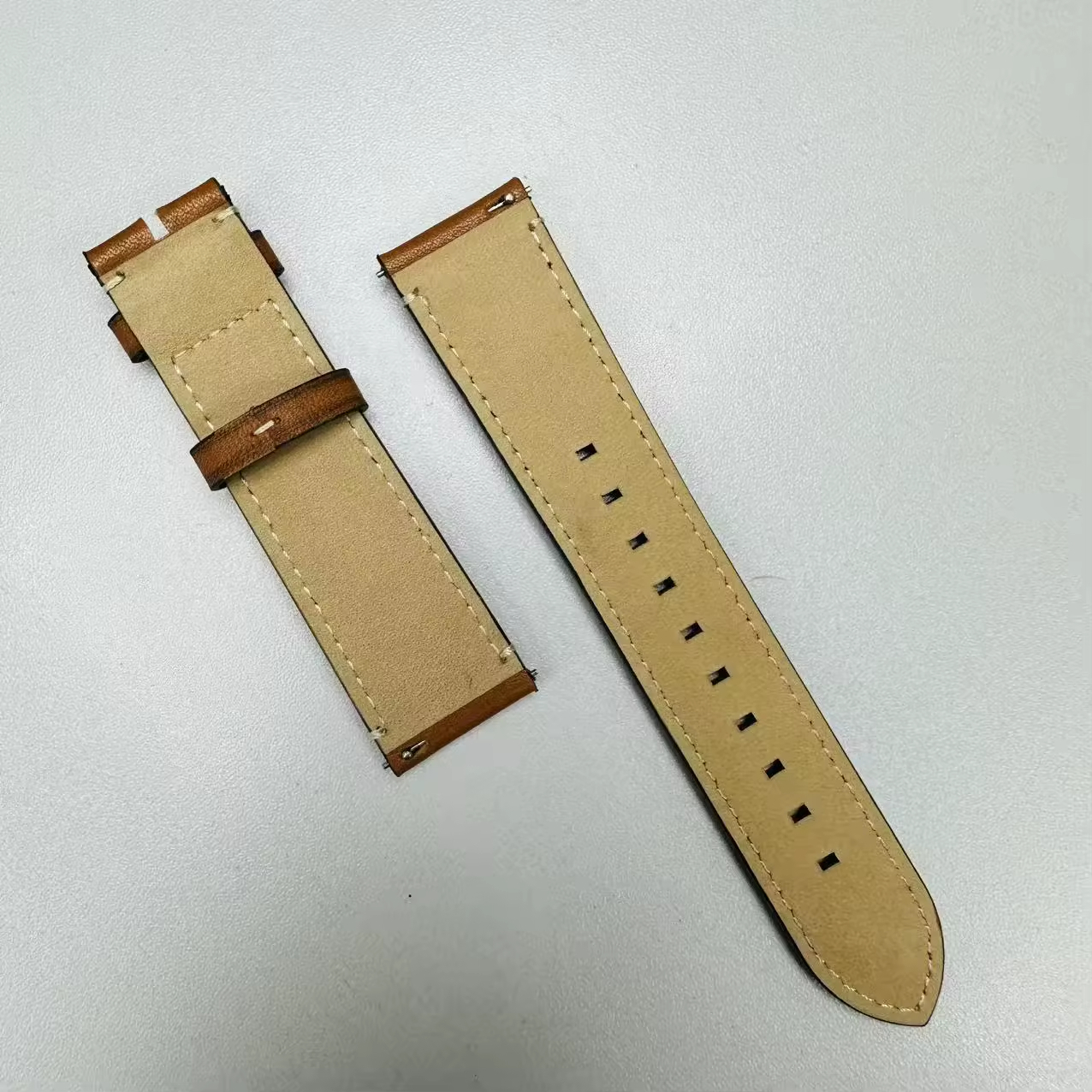 Italian Oil Wax Leather Watch Strap - Image 5